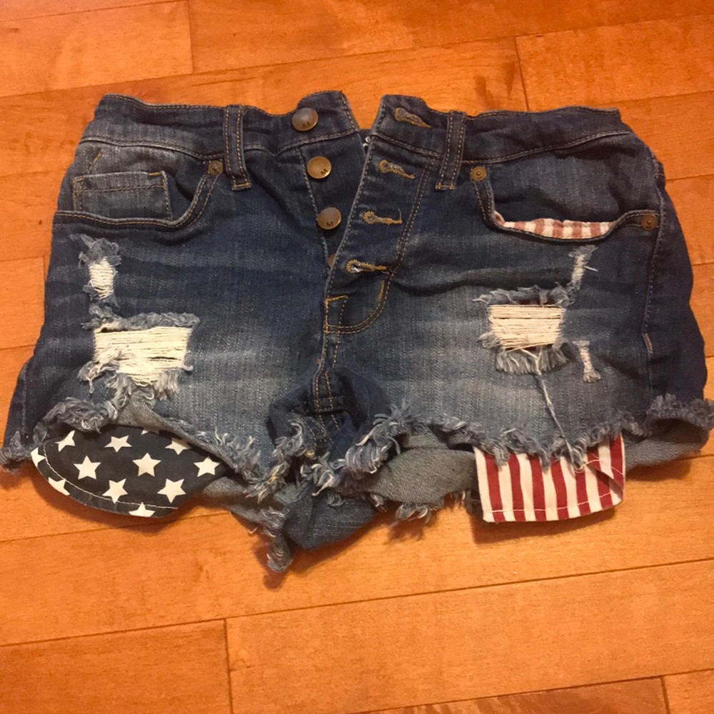American flag shorts